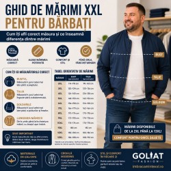 Ghid de mărimi XXL pentru bărbați - Cum îți afli corect măsura și ce înseamnă diferența dintre mărimi